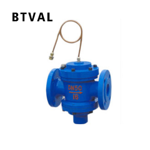 Self-operated differential pressure control valve