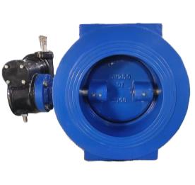 Wafer double eccentric butterfly valve
